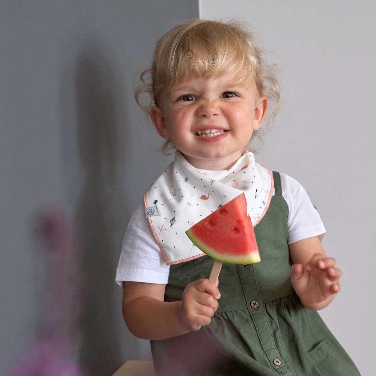 2 Bandana-Lätzchen GARDEN EXPLORER Laessig girls