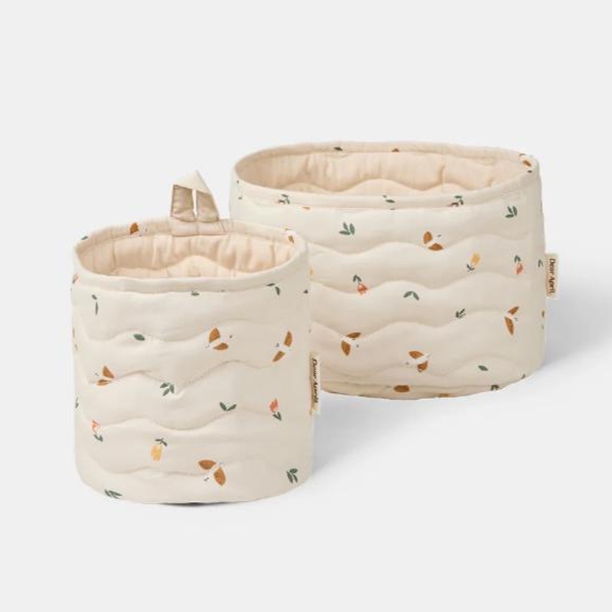 2 Körbe 17x16cm/20x27x17cm KIKI Dear April Songbirds