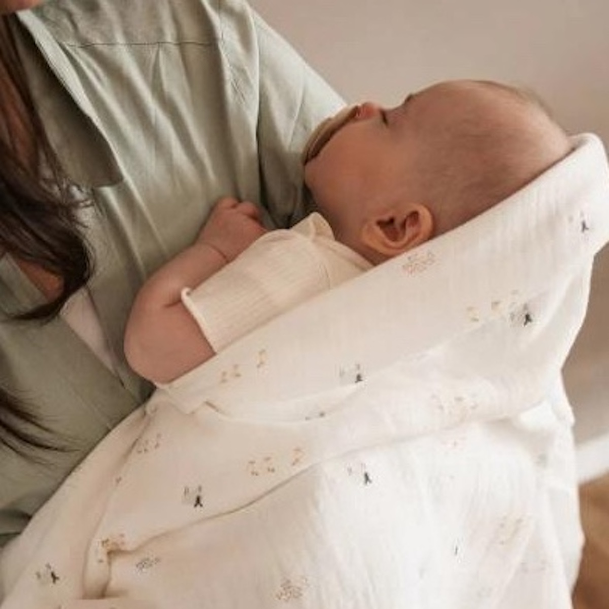 2 langes XL multi-purpose 120x120cm FARM BUDDIES Bamboom light sand