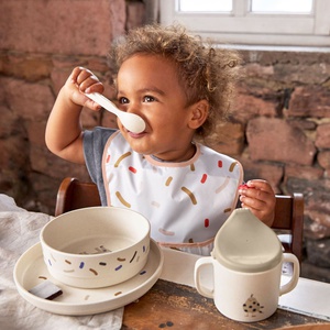 2 Lätzchen 6-24M LITTLE MATEYS Laessig spicy orange