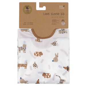 2 Lätzchen mit Ärmeln 6-24M LITTLE MATEYS Laessig königsblau