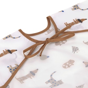 2 Lätzchen mit Ärmeln 6-24M LITTLE MATEYS Laessig königsblau