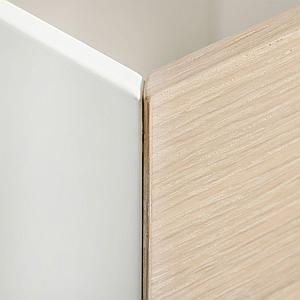 2 Schubladen WOOD Oliver Furniture weiß-Eiche