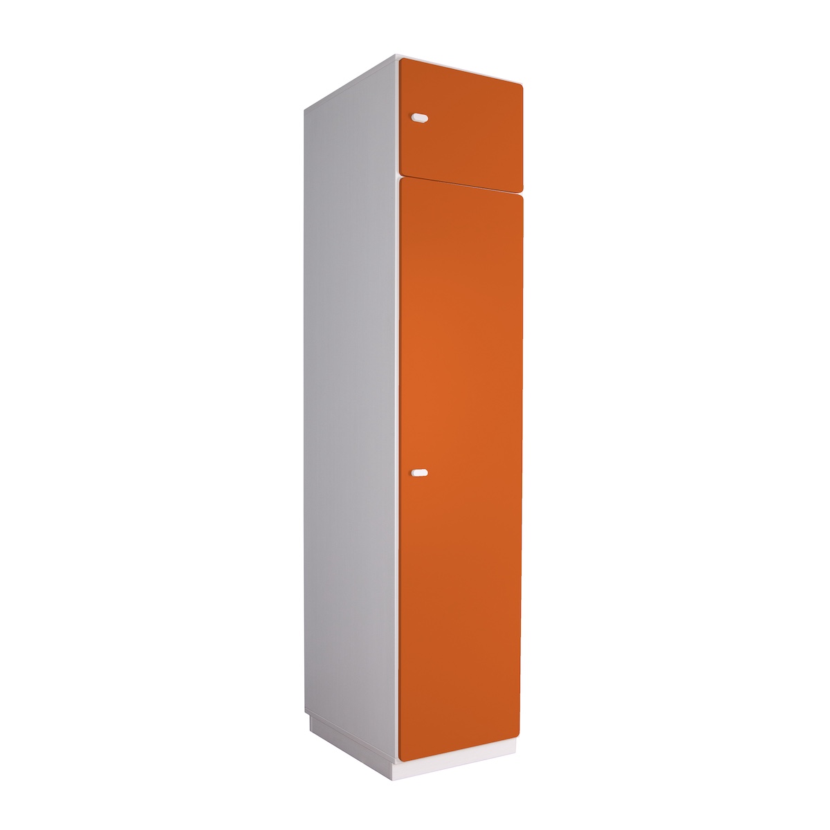 2-türiger Kleiderschrank 47,4x218cm DESTYLE de Breuyn weiß orange