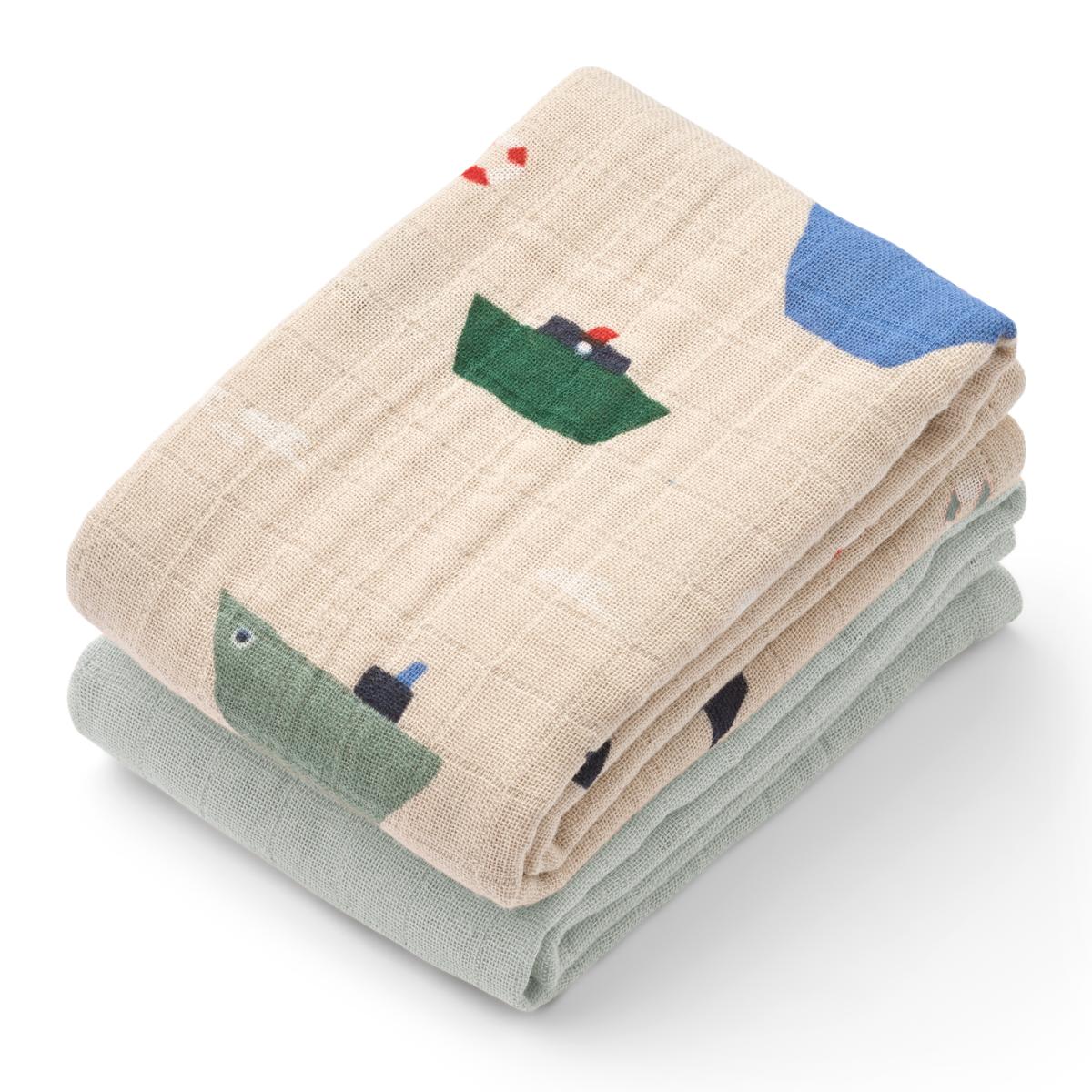 2 Windeln LEWIS Liewood Sailing Dove blue mix