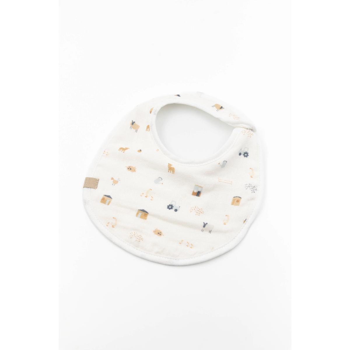 3 Lätzchen Pezzi Bamboom the farm