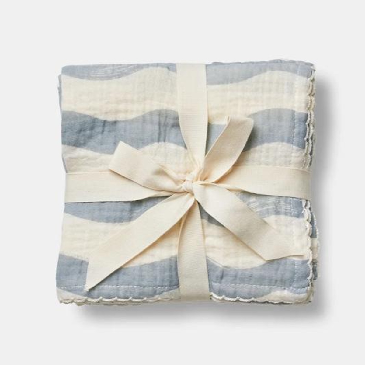 3 Musselintücher 65x65cm MIO Dear April Waves