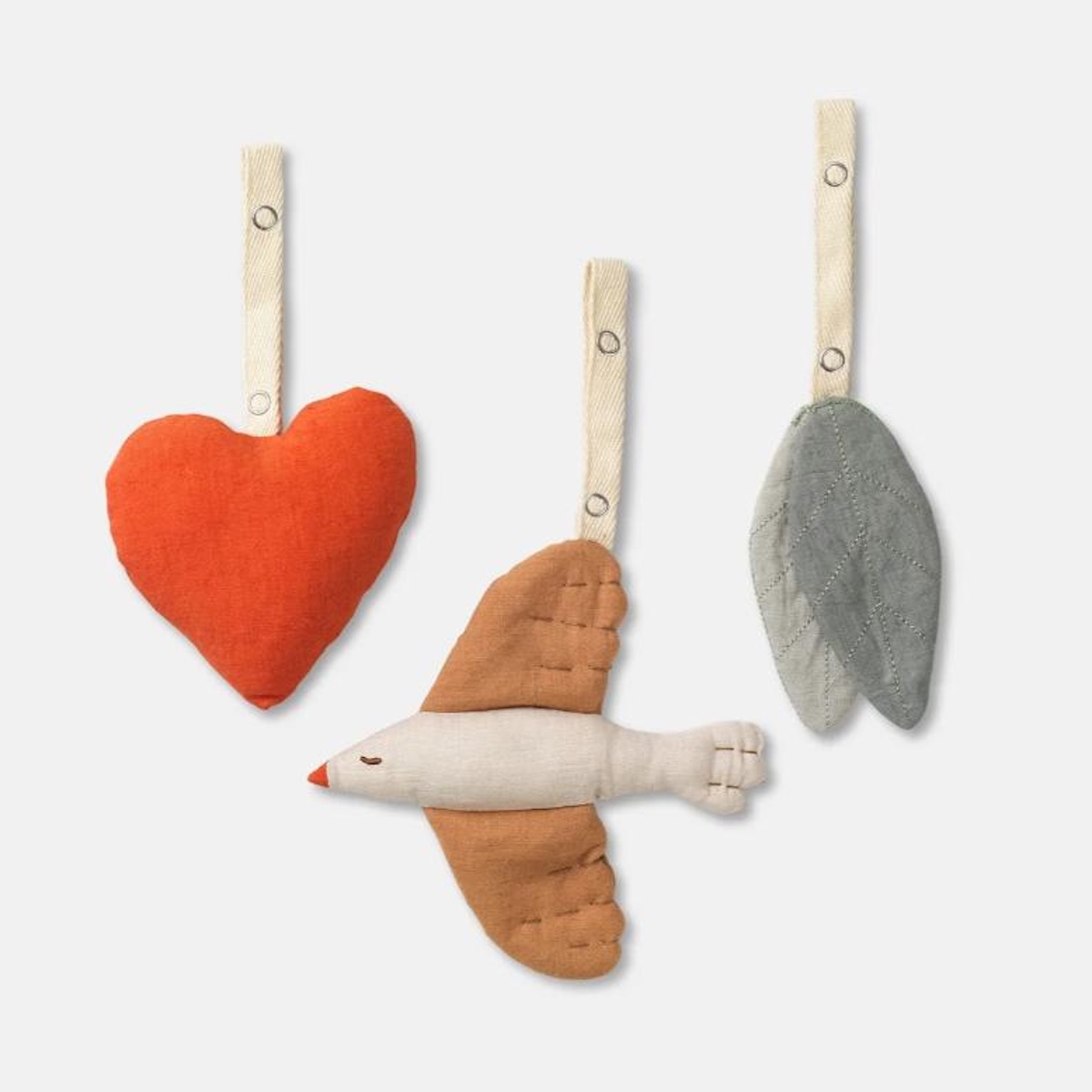 3 Spielzeuge zum Aufhängen 12cm NEMO Dear April Songbirds