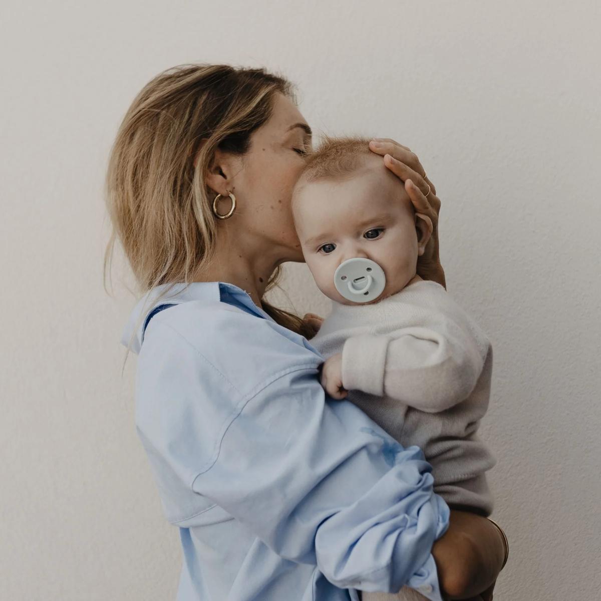 3er-Set Schnuller 0-6m ChooChoo BUDDY Elhée sand-blue ivy-green 