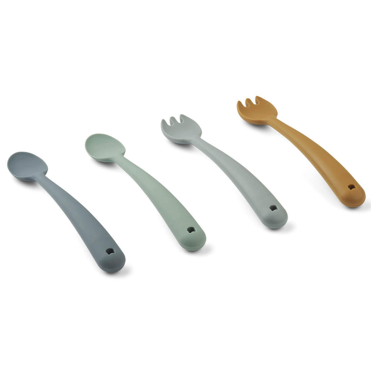 4 Babybesteck SHEA Liewood Whale blau multi mix