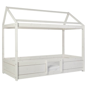 4-in-1 Hausbett 90x200cm Lifetime Kidsrooms whitewash