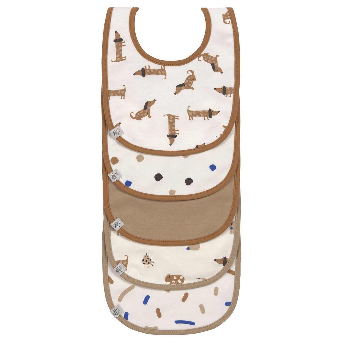 5 Lätzchen LITTLE MATEYS Laessig königsblau