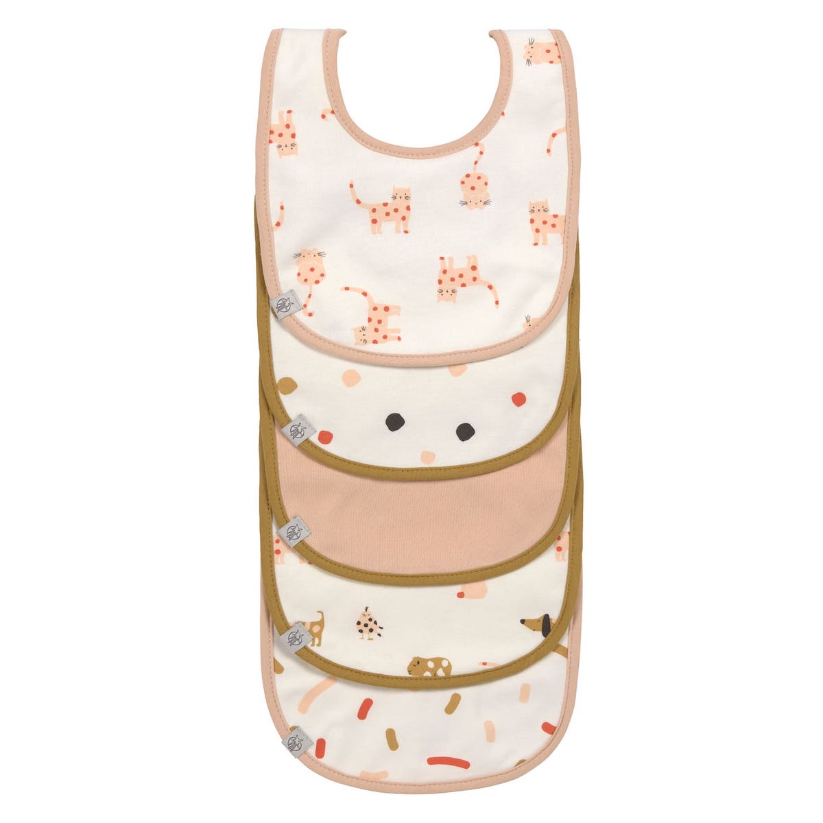 5 Lätzchen LITTLE MATEYS Laessig würzig orange