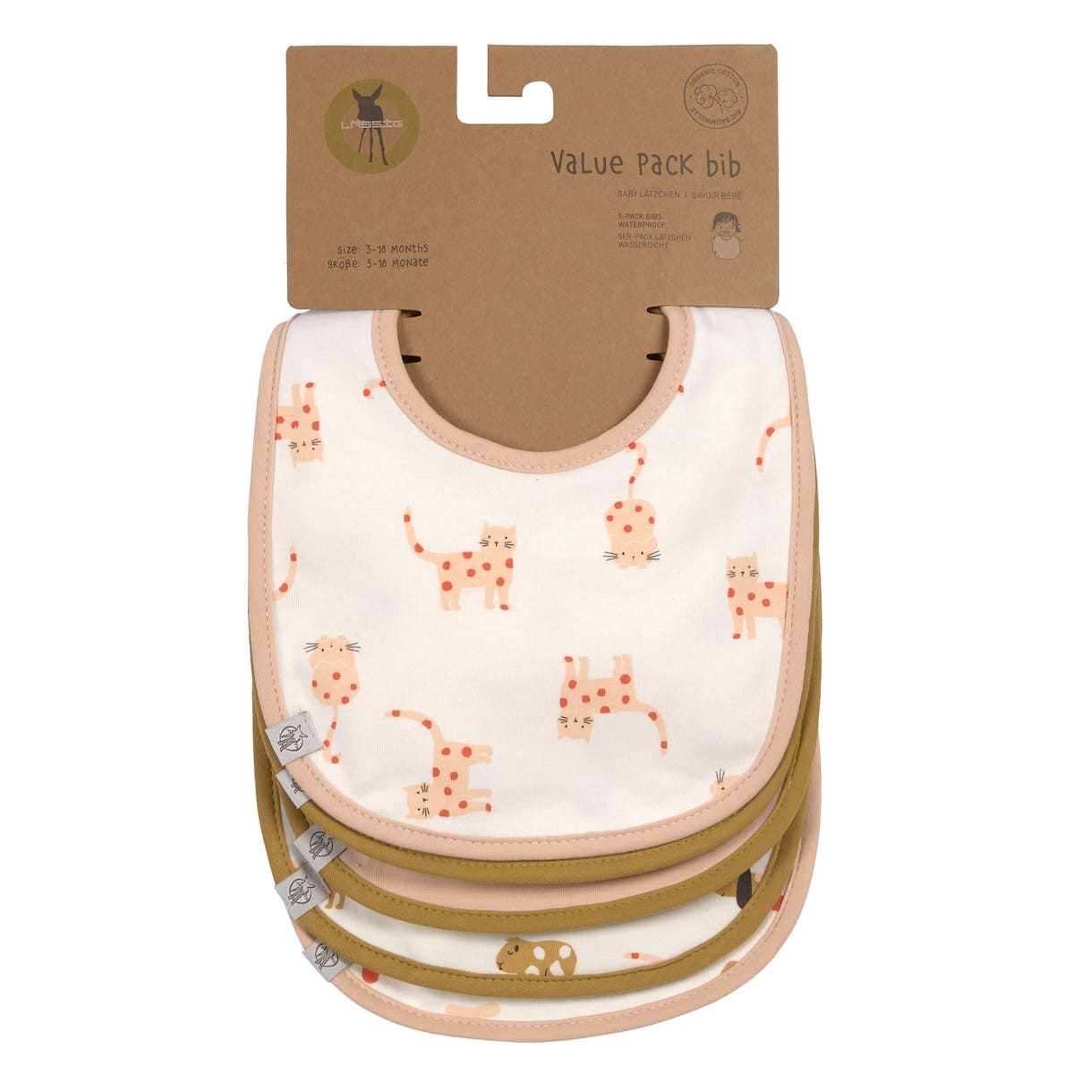 5 Lätzchen LITTLE MATEYS Laessig würzig orange