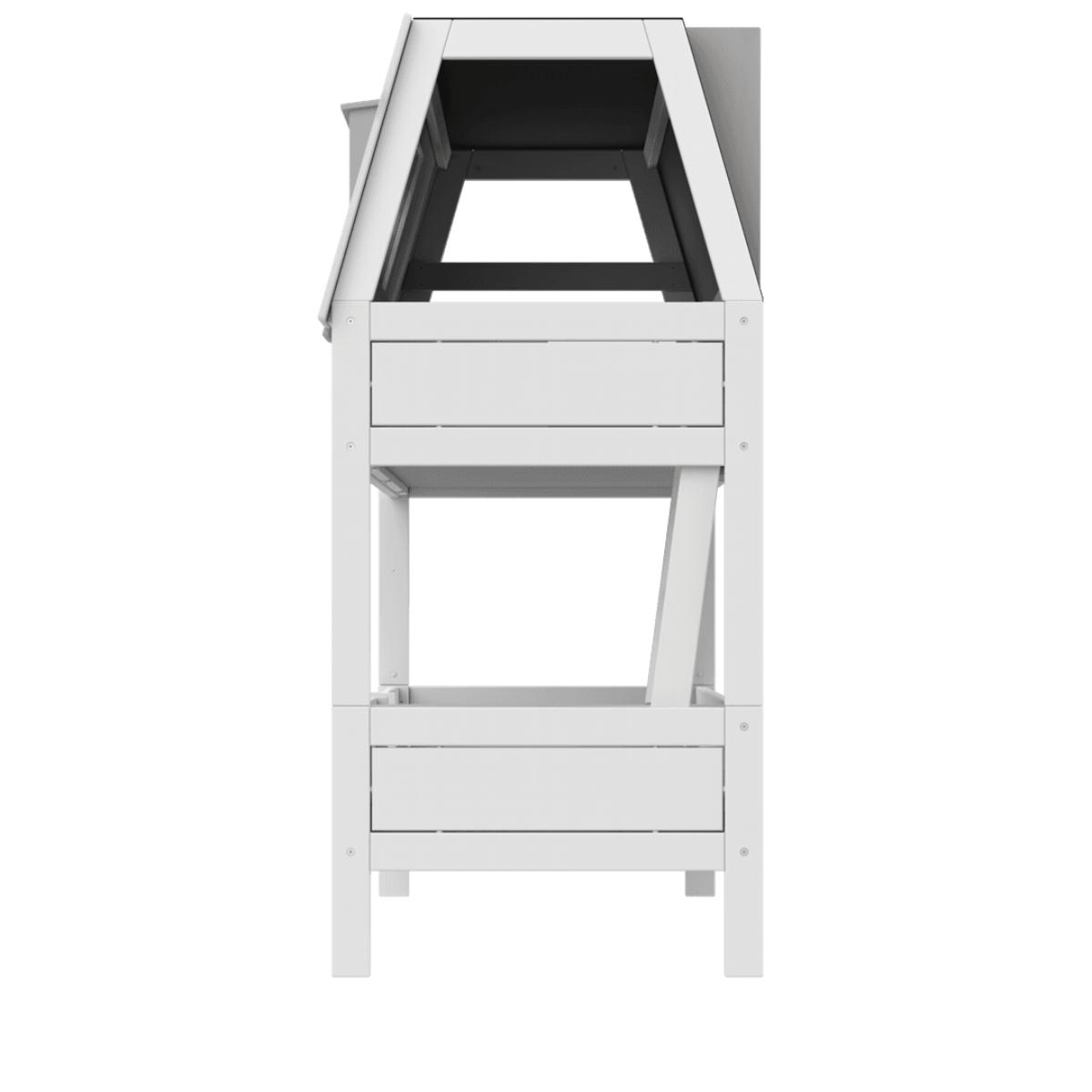 Abenteuerbett mit Rollrost 90x200cm HANGOUT Lifetime weiß