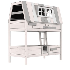 Abenteuerbett mit Rollrost 90x200cm HANGOUT Lifetime whitewash