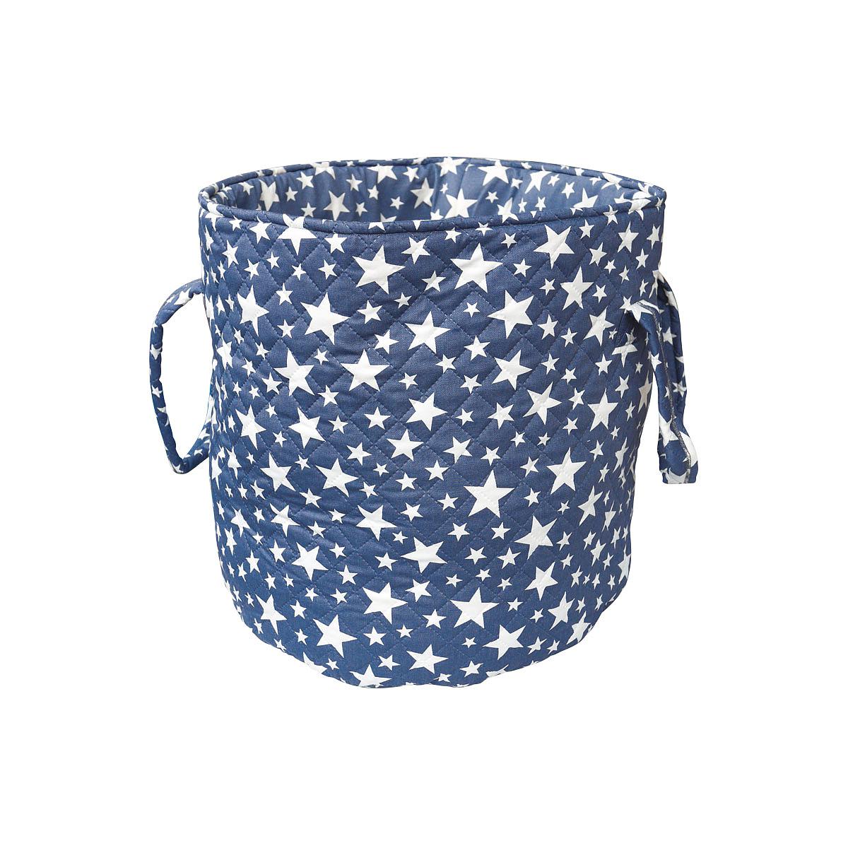 Abitare Kids Spielzeugtasche STARS Baumwolle Blue jeans