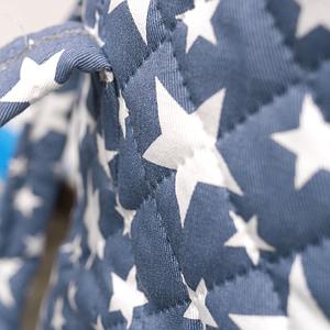 Abitare Kids Spielzeugtasche STARS Baumwolle Blue jeans