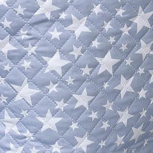 Abitare Kids Spielzeugtasche STARS Baumwolle Hell blau