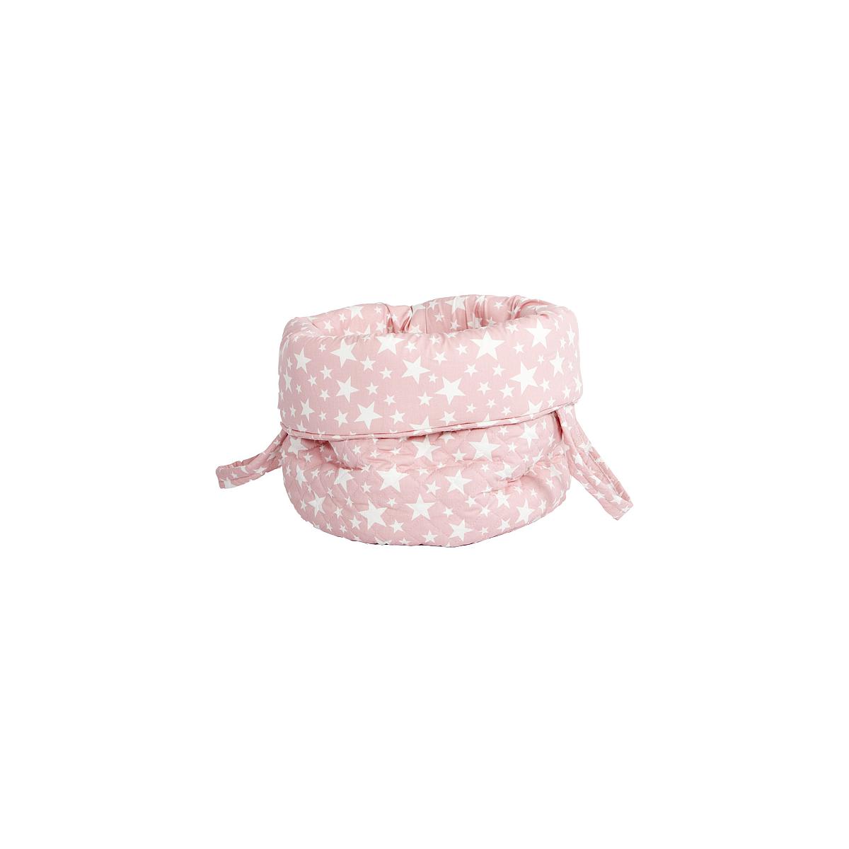 Abitare Kids Spielzeugtasche STARS Baumwolle Rosa