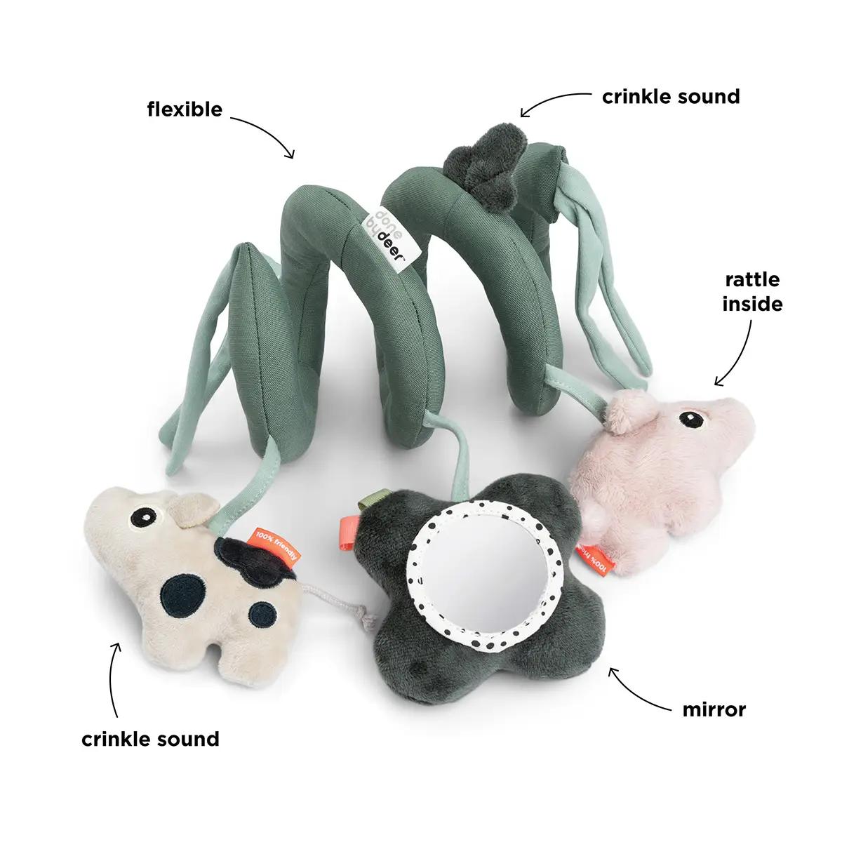 Activity spiral Tiny farm Done by deer Green