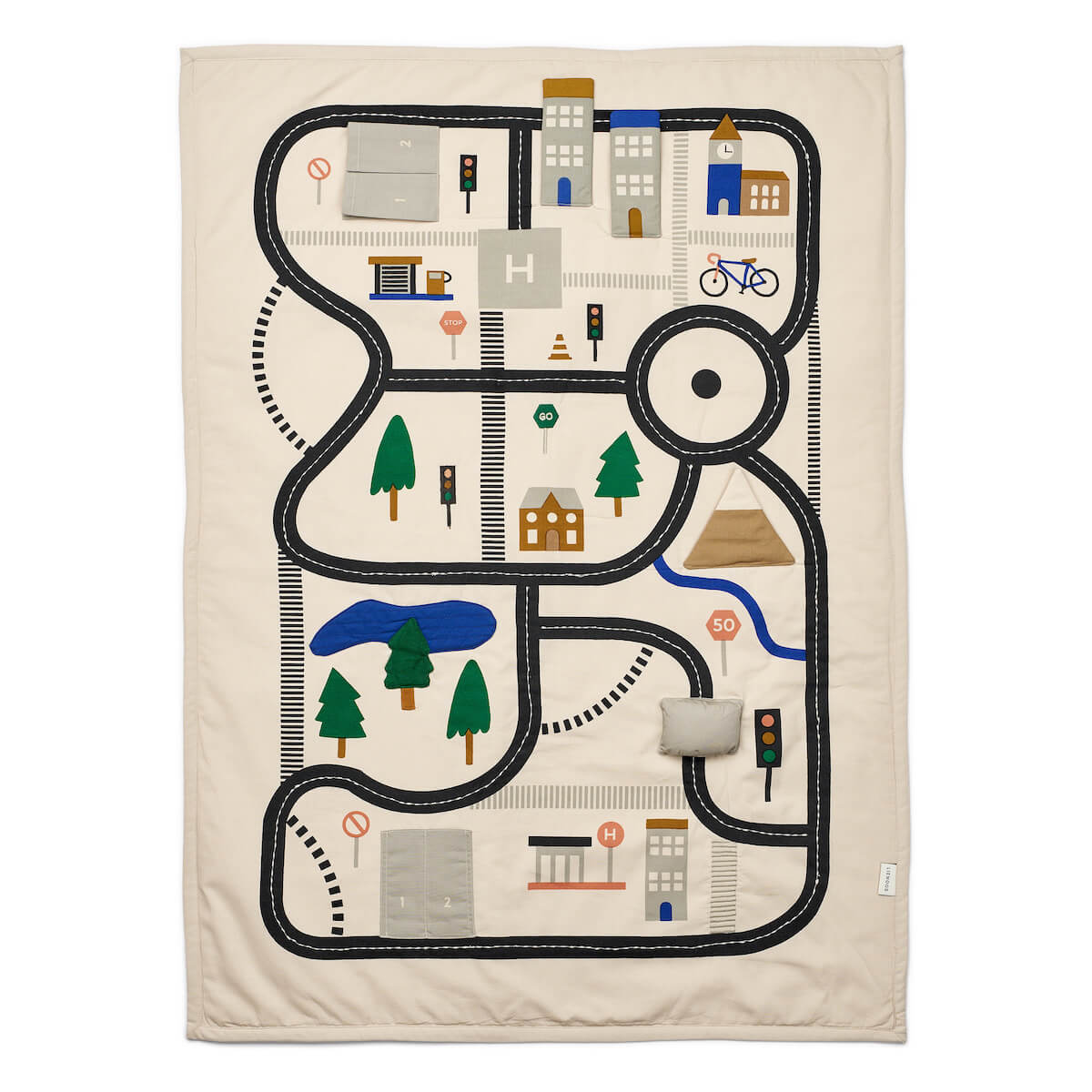 Adonna Transportable Activity Blanket Liewood Road map / Sandy Drop 1/24