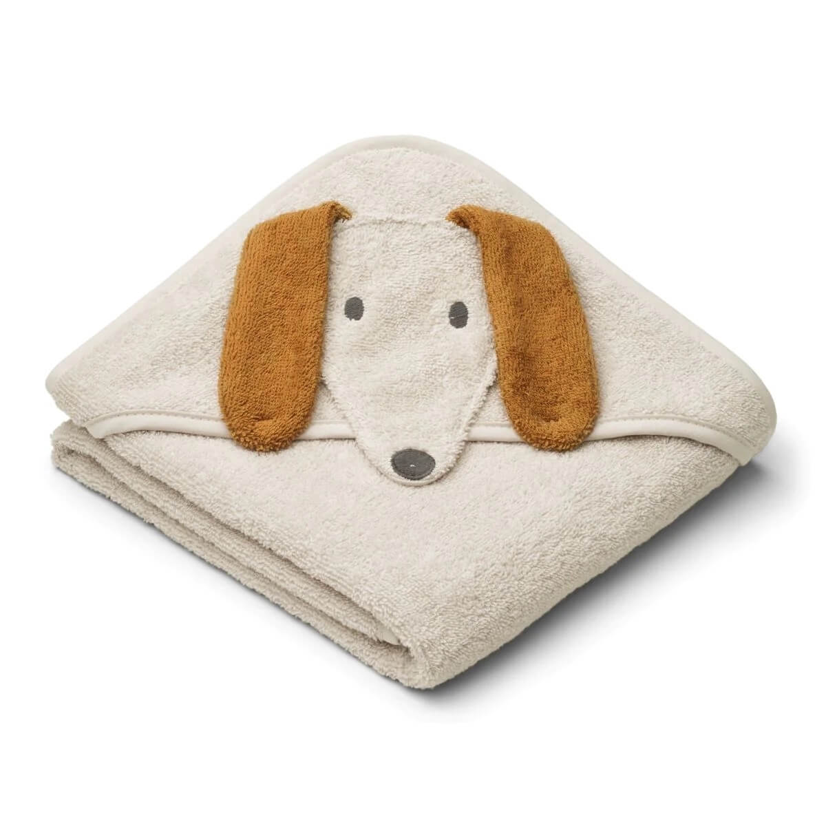 Albert Kapuzenhandtuch Liewood Dog sandy mix