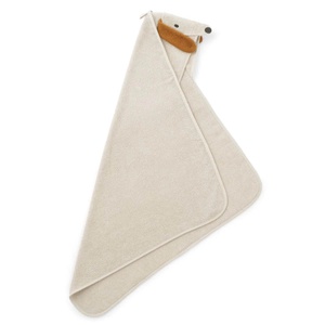 Albert Kapuzenhandtuch Liewood Dog sandy mix