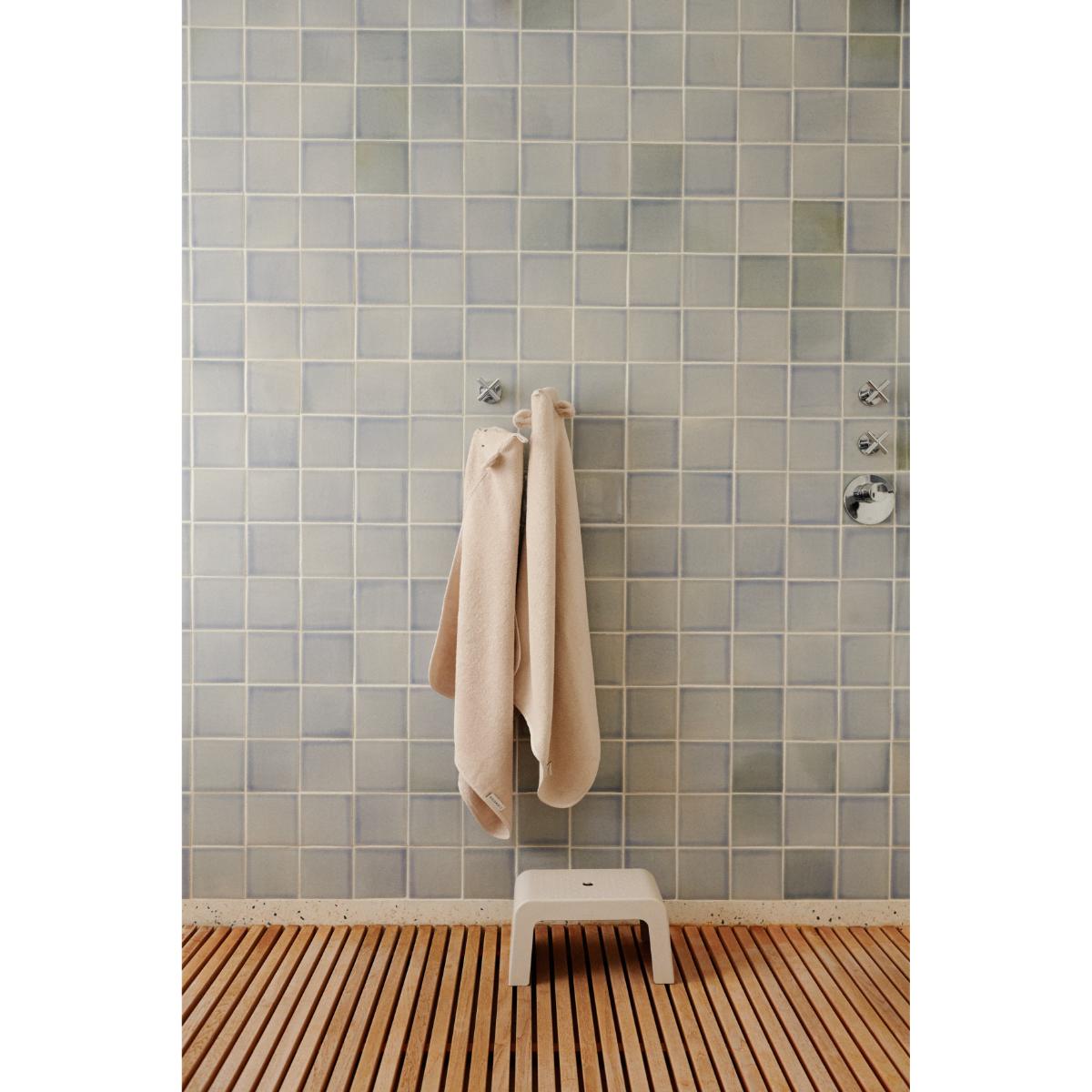 Albert Polarbear Hooded towel Liewood Sandy