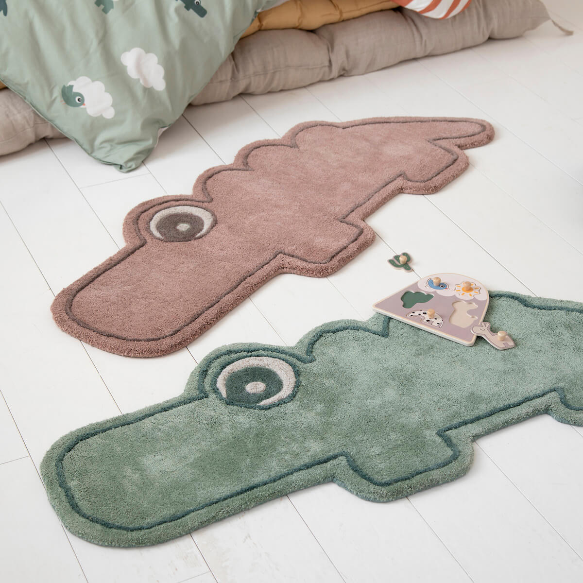 Alfombra Croco Rosa Done by Deer