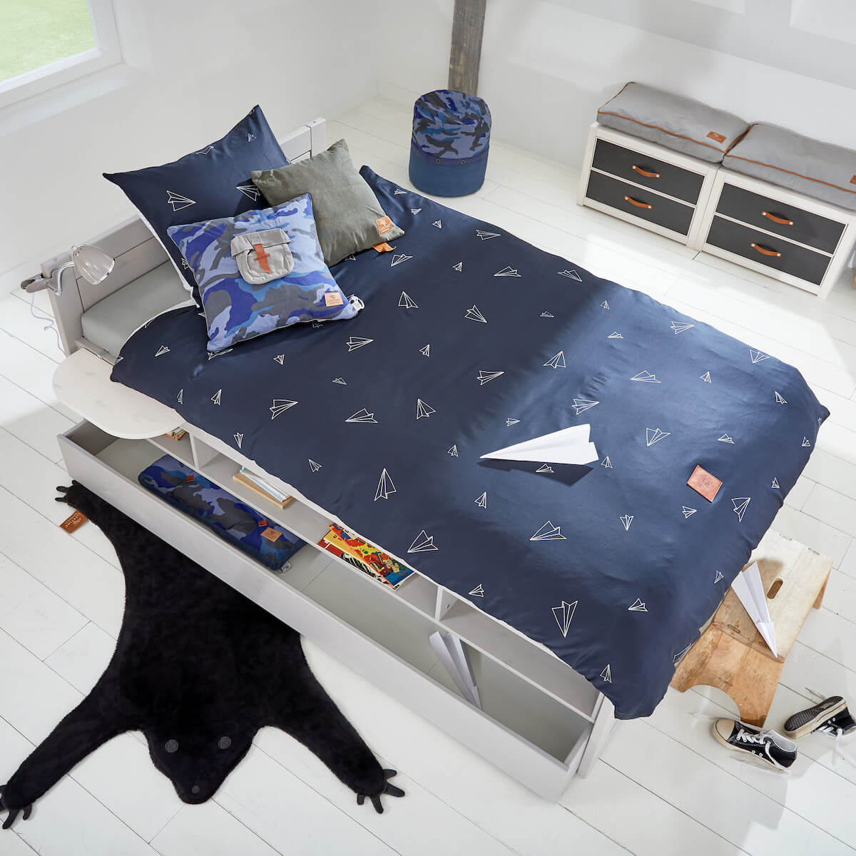 Aufbewahrungbox für Kojenbett 90/120cm Lifetime whitewash