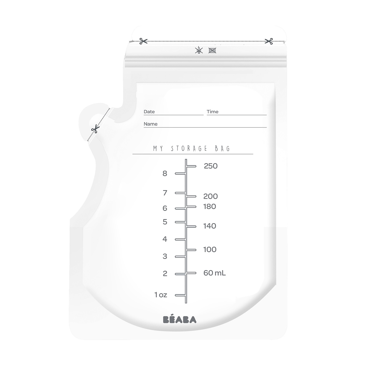 Aufbewahrungsbeutel für Muttermilch 250ml x50