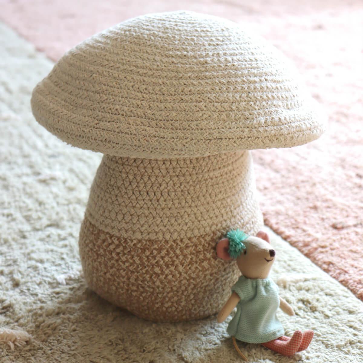 Aufbewahrungskorb 23x27cm BABY MUSHROOM Lorena Canals