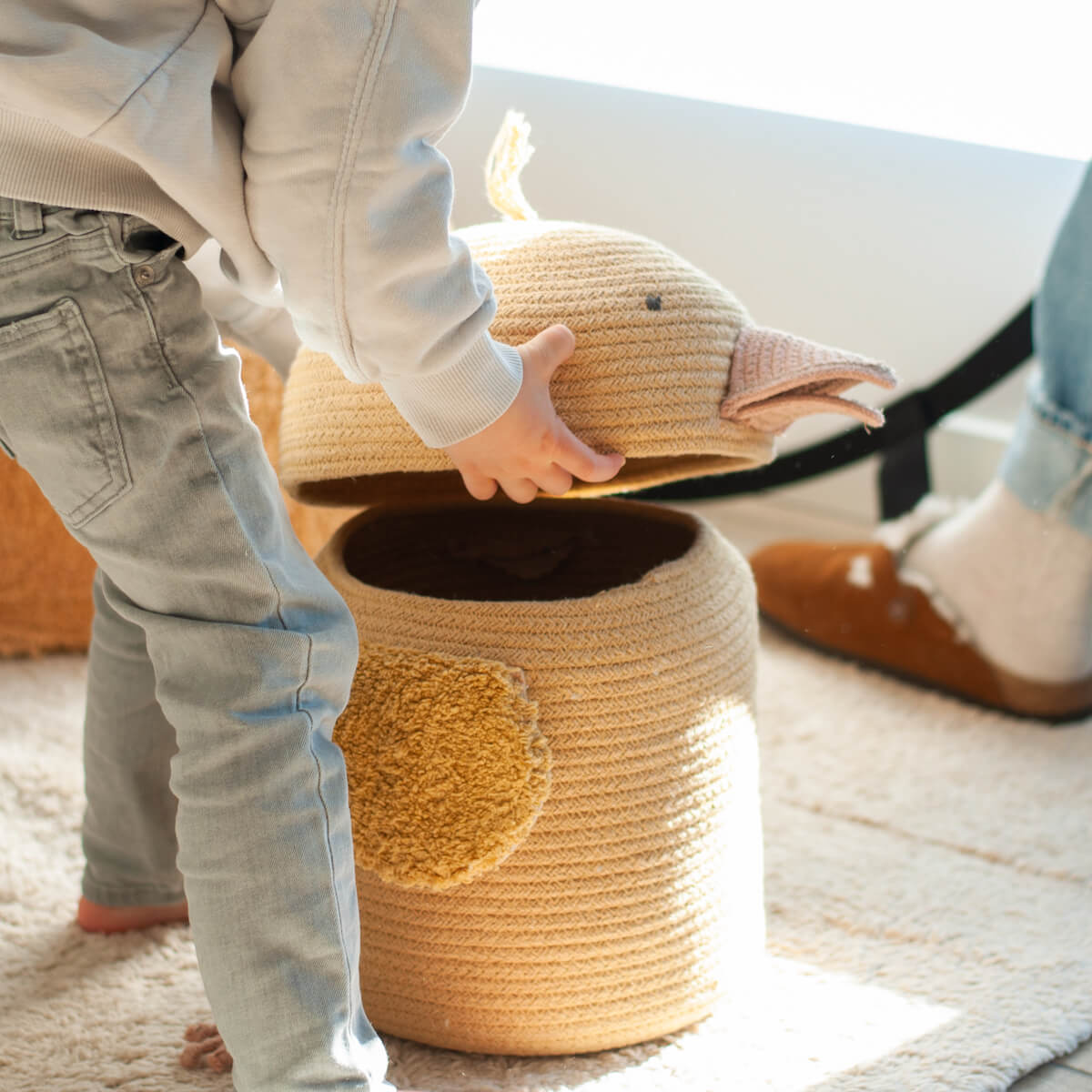 Aufbewahrungskorb 25x30cm CHARLIE CHICKEN Lorena Canals