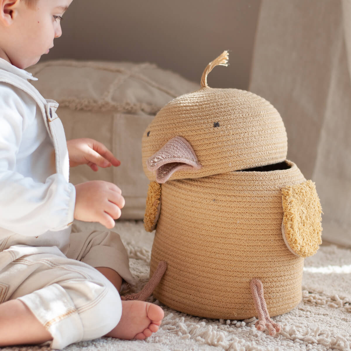 Aufbewahrungskorb 25x30cm CHARLIE CHICKEN Lorena Canals