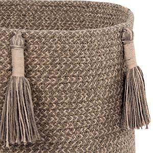 Aufbewahrungskorb 30x30cm WOODY Lorena Canals Soil Brown