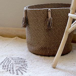 Aufbewahrungskorb 30x30cm WOODY Lorena Canals Soil Brown