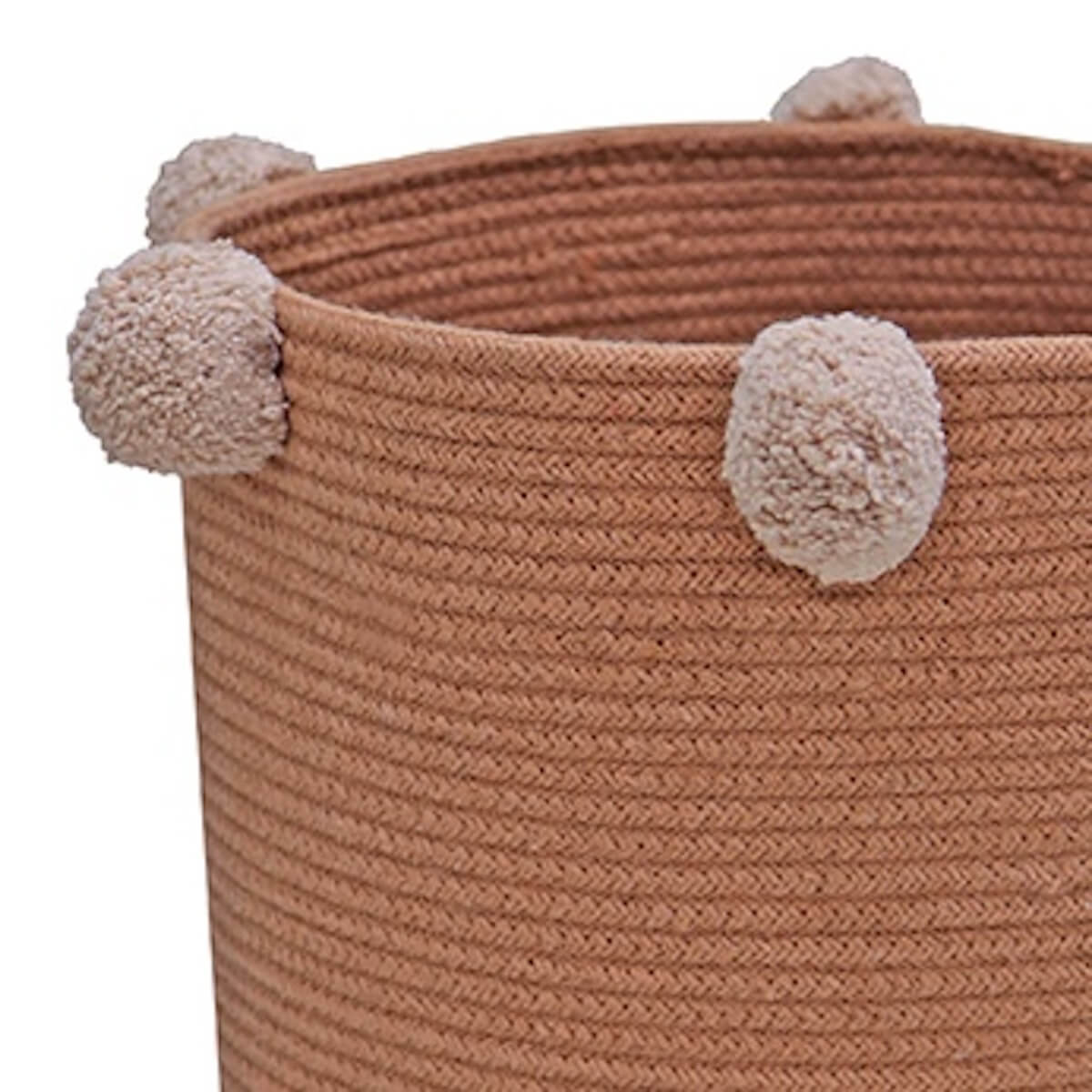 Aufbewahrungskorb BUBBLY Ø30x30cm Lorena Canals Chestnut