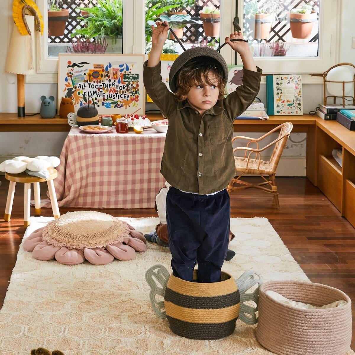 Aufbewahrungskorb Mama Bee Ø30x32cm Lorena Canals