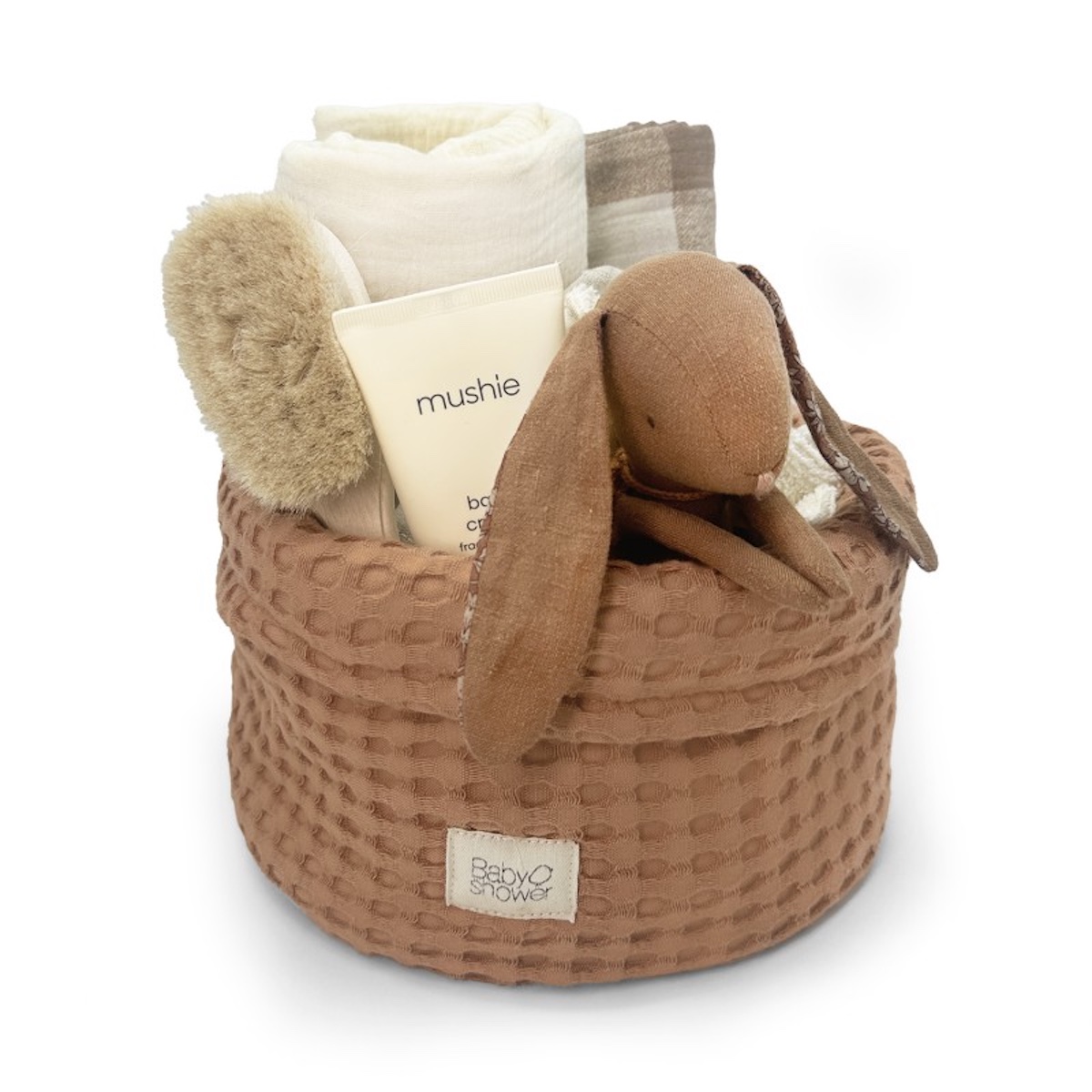 Aufbewahrungskorb MEDIUM Babyshower gofre cinnamon