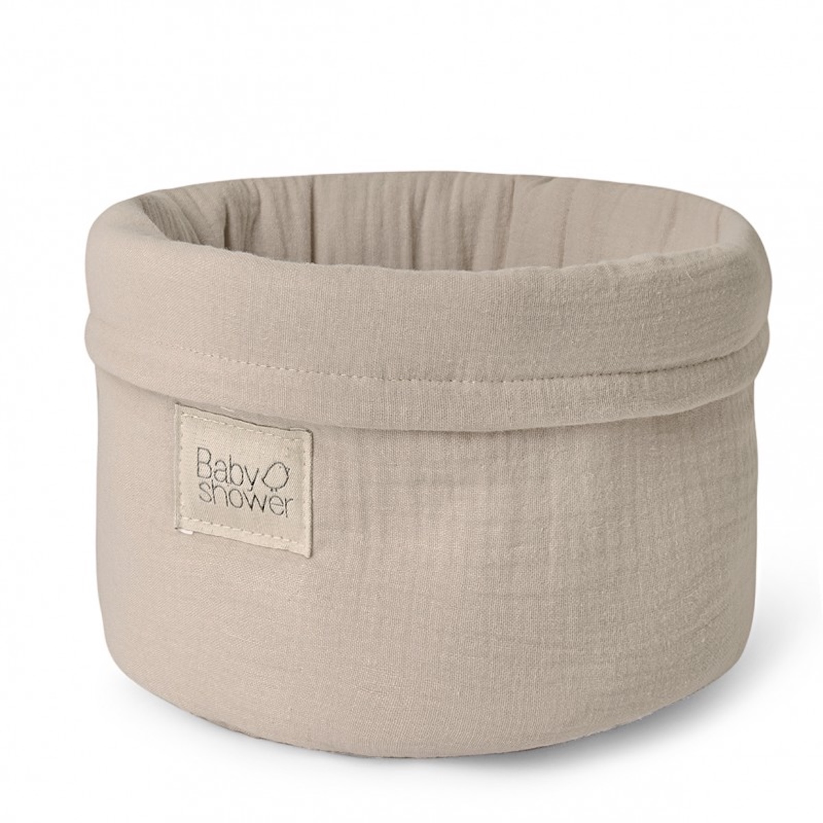 Aufbewahrungskorb MEDIUM Babyshower gofre latte