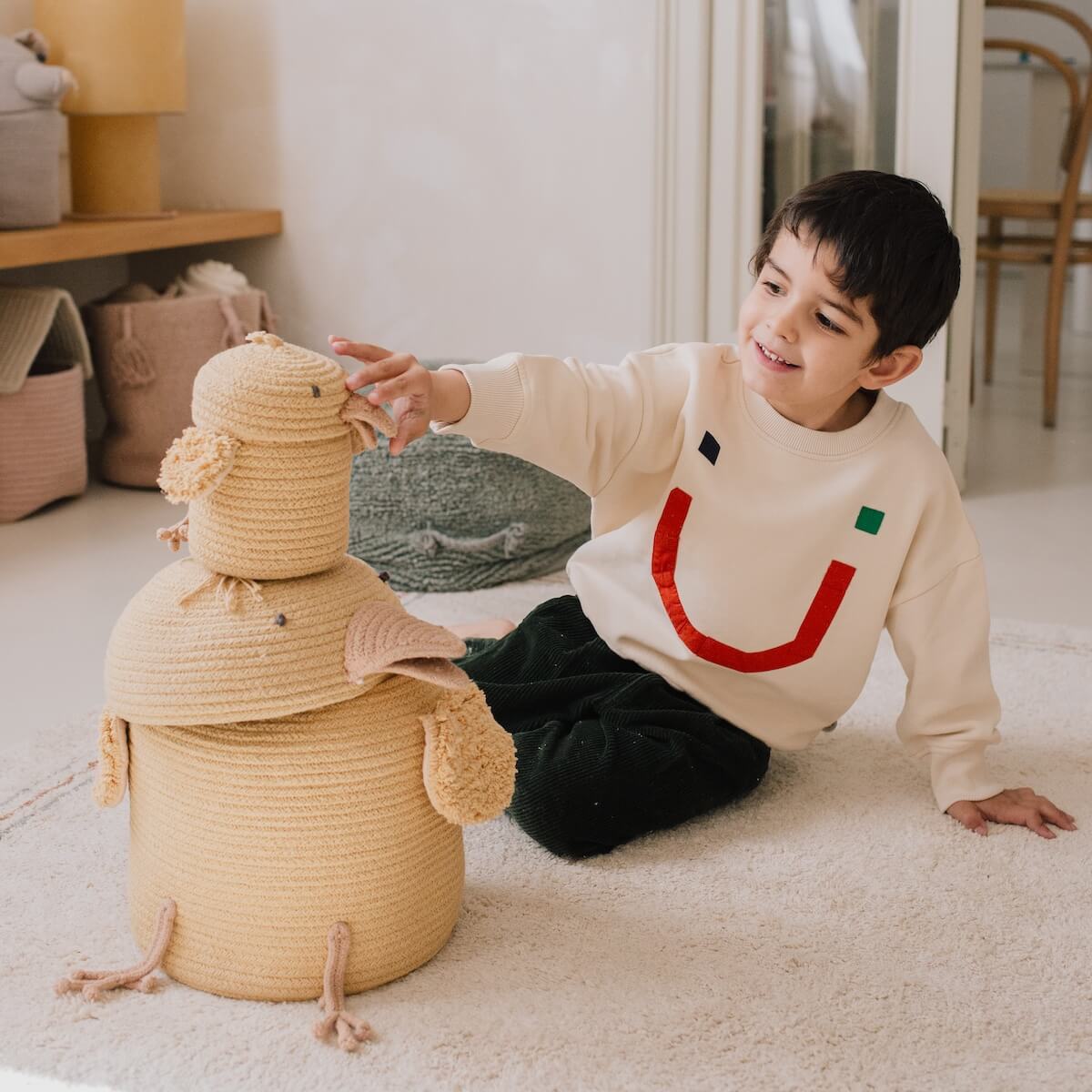 Aufbewahrungskorb Mini Charlie the Chicken Lorena canals