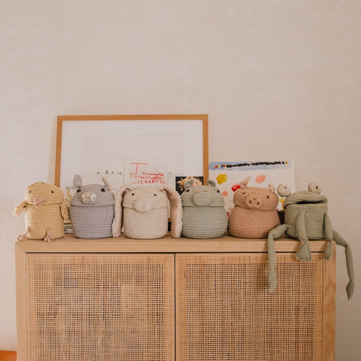 Aufbewahrungskorb Mini Fred the Frog Lorena canals