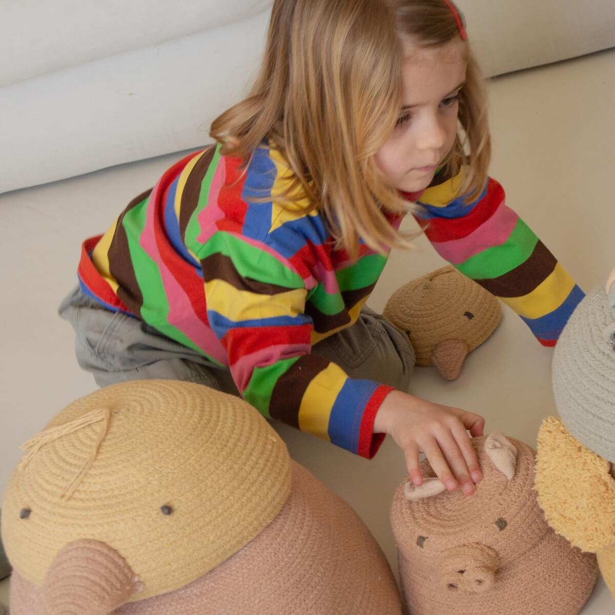 Aufbewahrungskorb Mini Peggy the Pig Lorena Canals