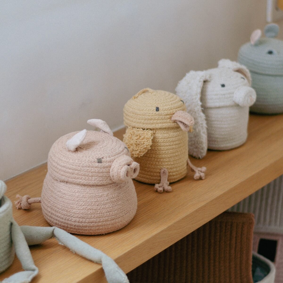 Aufbewahrungskorb Mini Peggy the Pig Lorena Canals