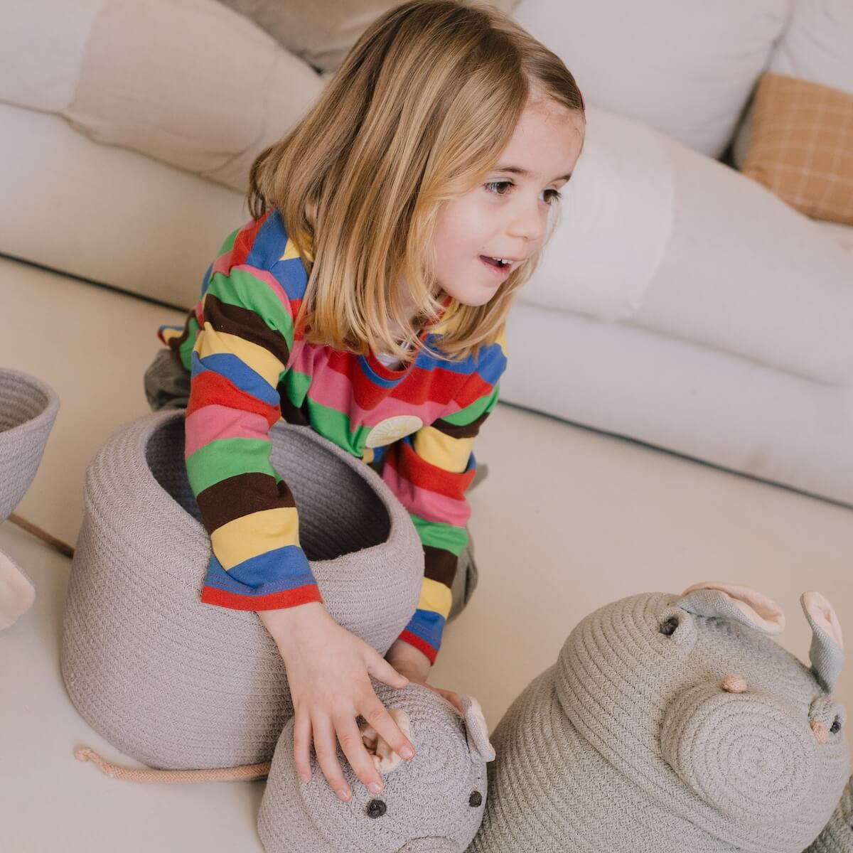 Aufbewahrungskorb Mini Renata the Rat Lorena Canals