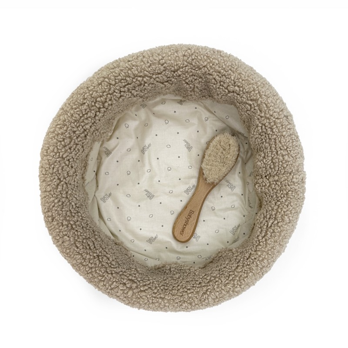 Aufbewahrungskorb MITTEL Babyshower latte doodle