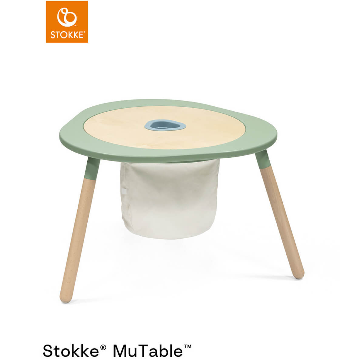 Aufbewahrungsschale MUTABLE Stokke Schieferblau