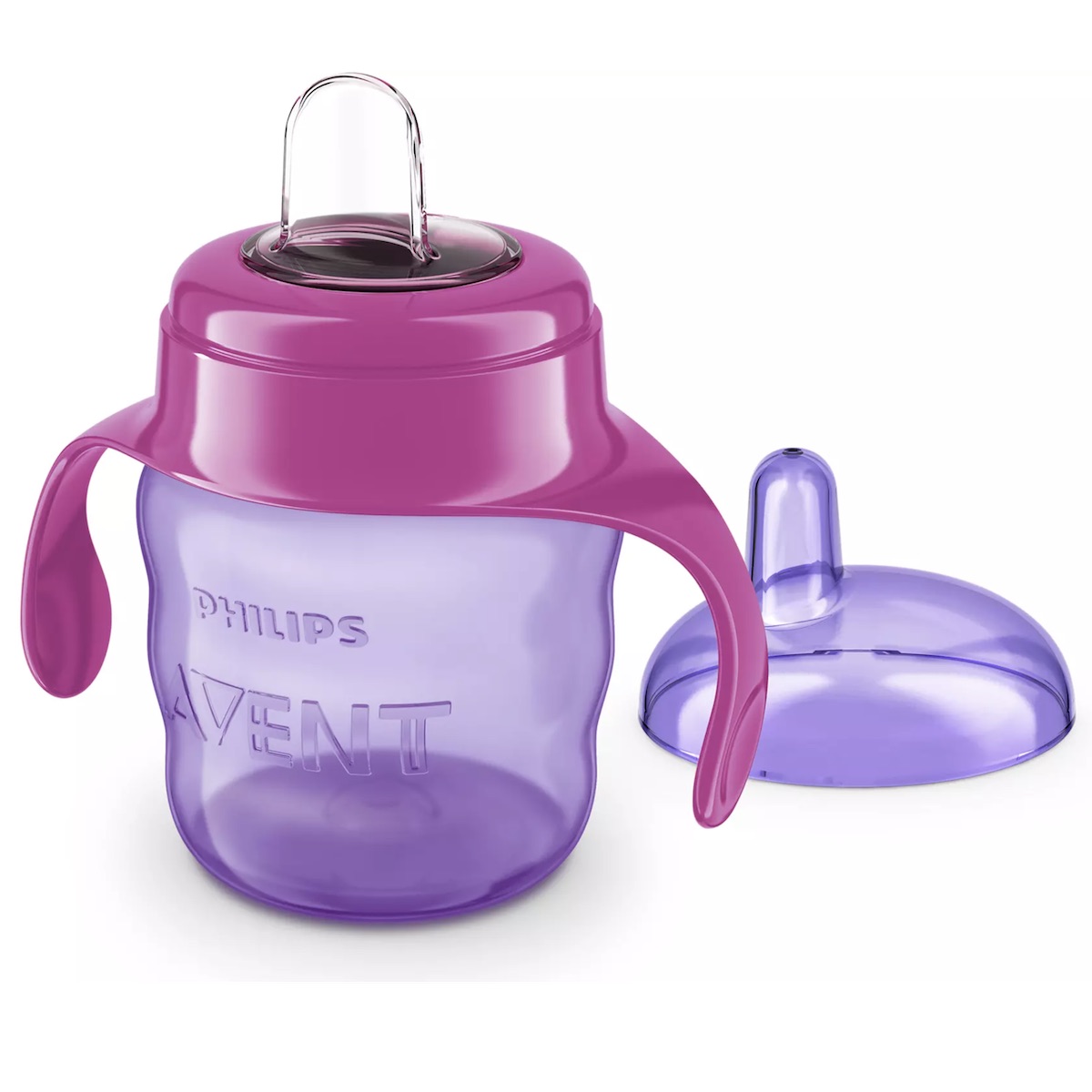 Auslaufsicherer Becher 200ml Avent rosa