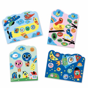 Ausmalbilder der Kleinen CACHÉ DANS LE CIEL Djeco WIP